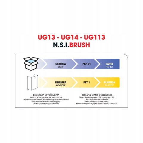 UG13 Upgrade antistatický kartáč NANO/ION 25 mm pro modelování