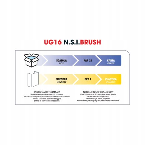 UG16 Upgrade antistatický kartáč NANO/ION 52 mm pro modelování